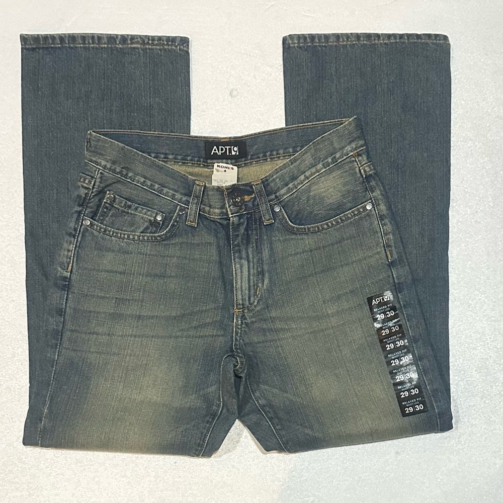 Kohl's APT. 9 Men's Gray Straight Jeans